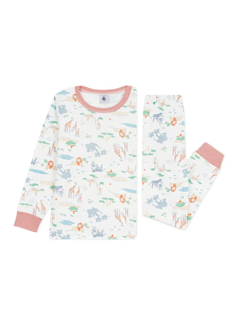 بيتي باتو Children's savannah print cotton pyjamas
